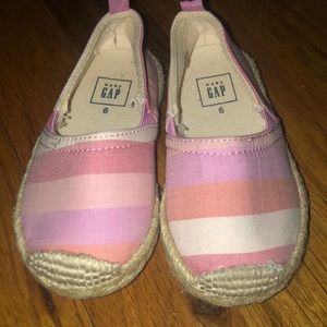 Baby Gap girls espadrilles shoes Sz6 Pink